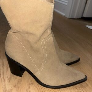 BP (Nordstrom) Tan Suede Ankle Boots